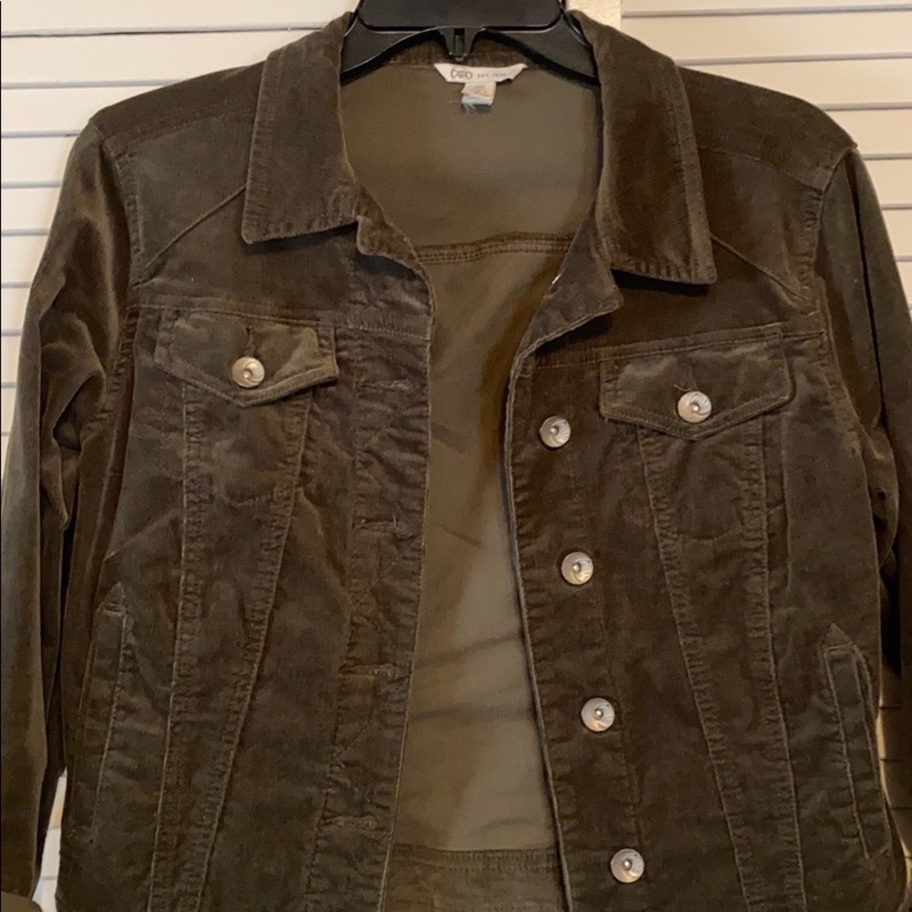 Corduroy denim jacket